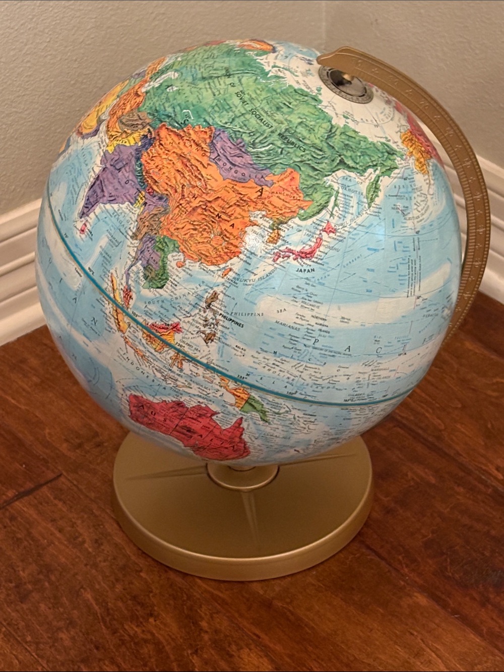 1980s globe USSR
